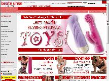 Bild der Webseite von Beate Uhse