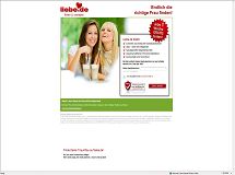 Bild der Webseite von Liebe.de