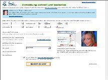 Bild der Webseite von Lablue
