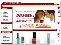 Bild der Webseite von Pheromone